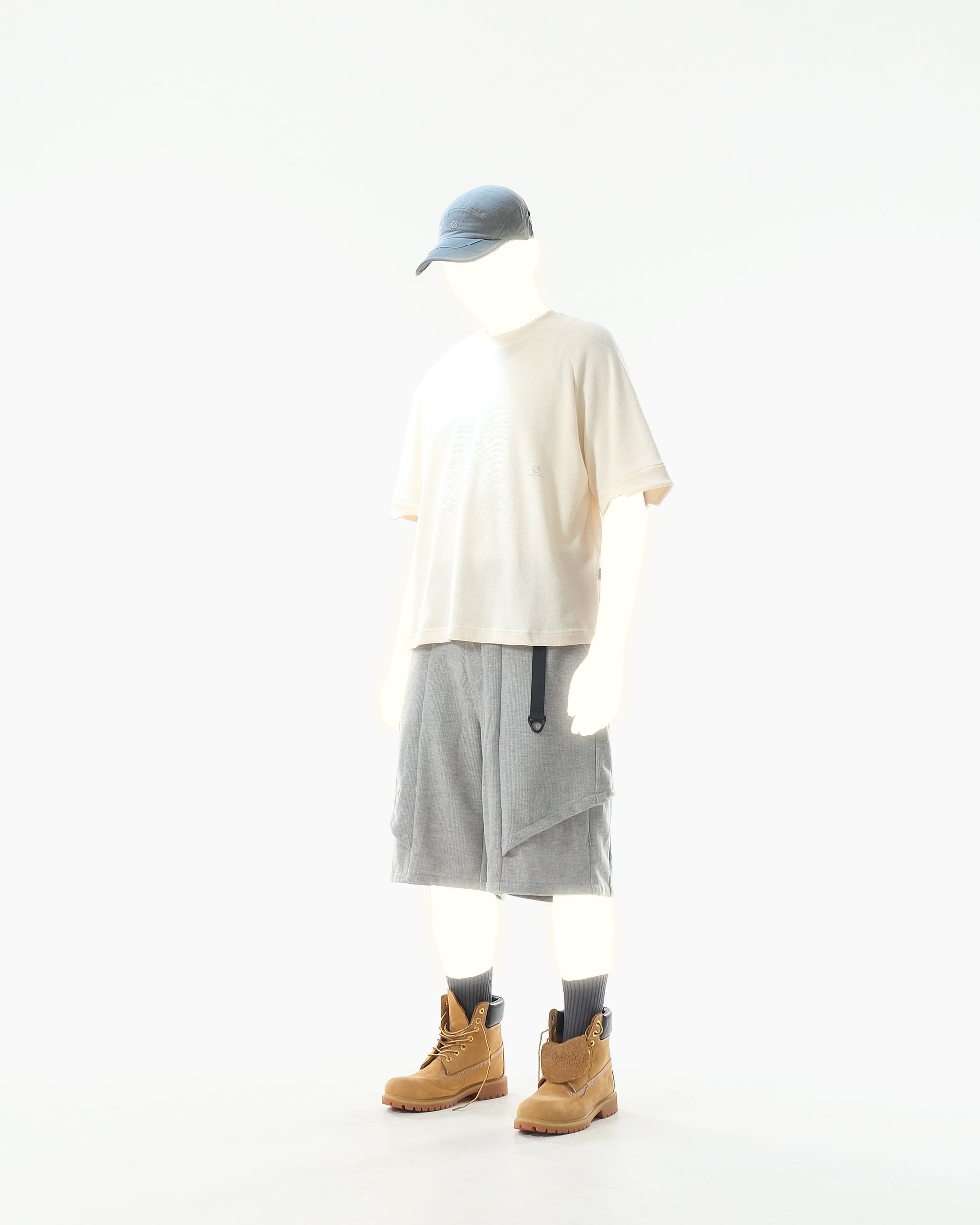 PR/ S25-PRS-04 Waffle Shorts (Grey)