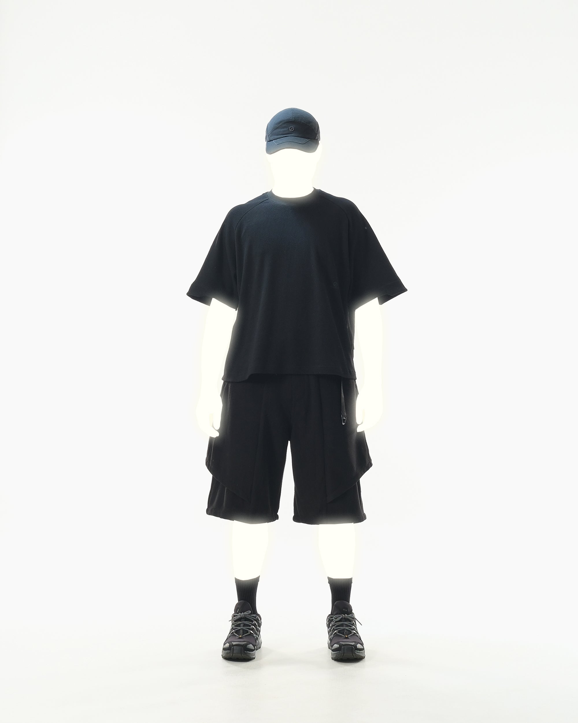 PR/ S25-PRT-02 WaffleT-Shirt (Black)