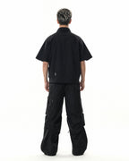 S26-S3-ST / Access Cross-Seam Shirt (Black)