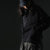 AW22 / 08 — T22-066 Turtleneck hidden hood Hoodie (Black)