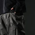 AW22 / 09 —  P22-124  Trapezoidal Loose Pants (Gauntlet Green)