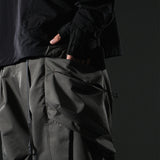 AW22 / 09 —  P22-124  Trapezoidal Loose Pants (Gauntlet Green)