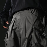 AW22 / 09 —  P22-124  Trapezoidal Loose Pants (Gauntlet Green)