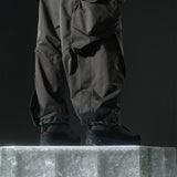 AW22 / 09 —  P22-124  Trapezoidal Loose Pants (Gauntlet Green)