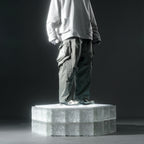 AW22 / 09 —  P22-124  Trapezoidal Loose Pants (Mint Green)