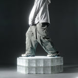 AW22 / 09 —  P22-124  Trapezoidal Loose Pants (Mint Green)