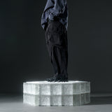AW22 / 09 —  P22-124  Trapezoidal Loose Pants (Black)