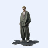 Capsule 03 / CSP-124 Adjustable Panelled Relaxed Pants  (Green)