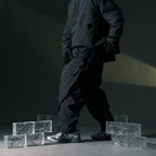 AW22 / 05 —  P22-121 Hidden Pocket Trapezoidal Pants (Navy)