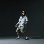 SS23 / 04 —  S23-066 2-Layer Loose Short (Seal Green)