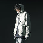 AW22 / 06 —J22-024  Flexible Collar Windbreaker (Mint Green)