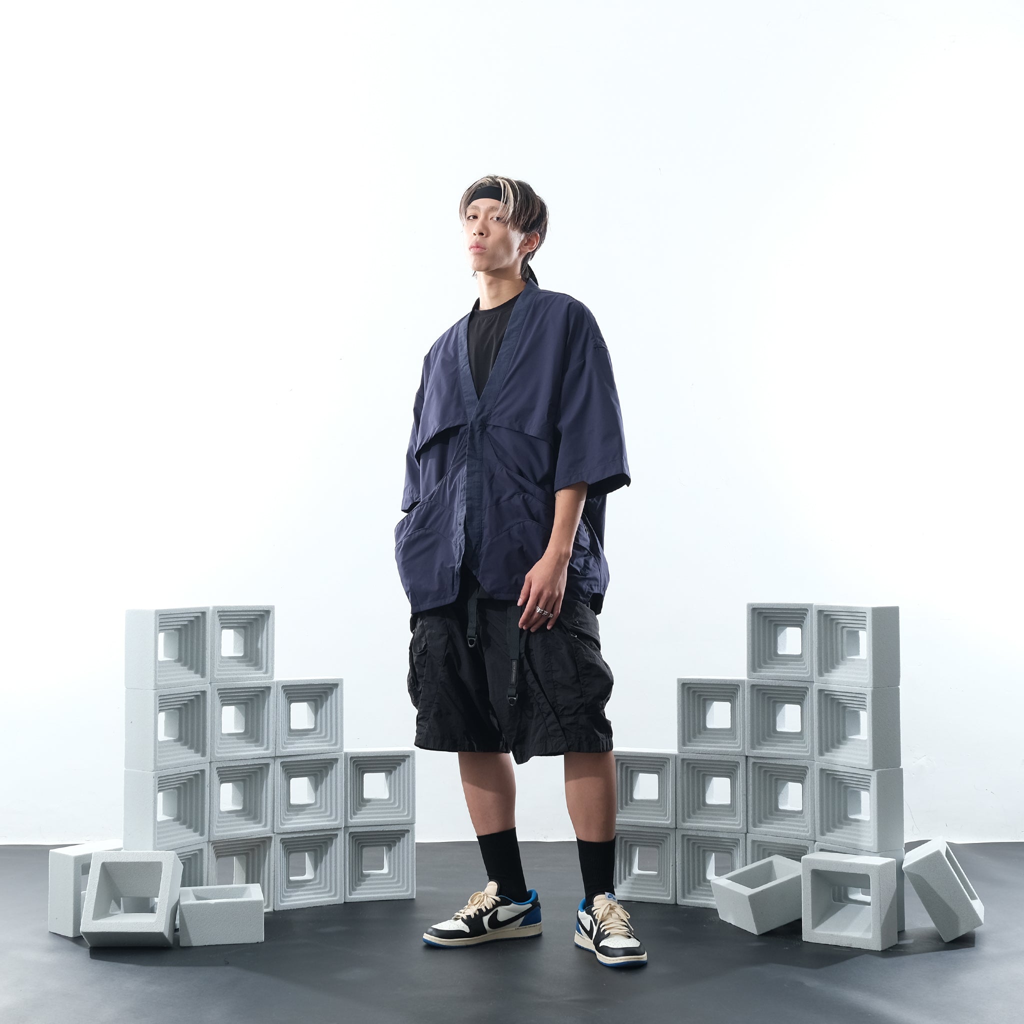 SS22/ 08  ST-073 Vest Jinbei (Navy)