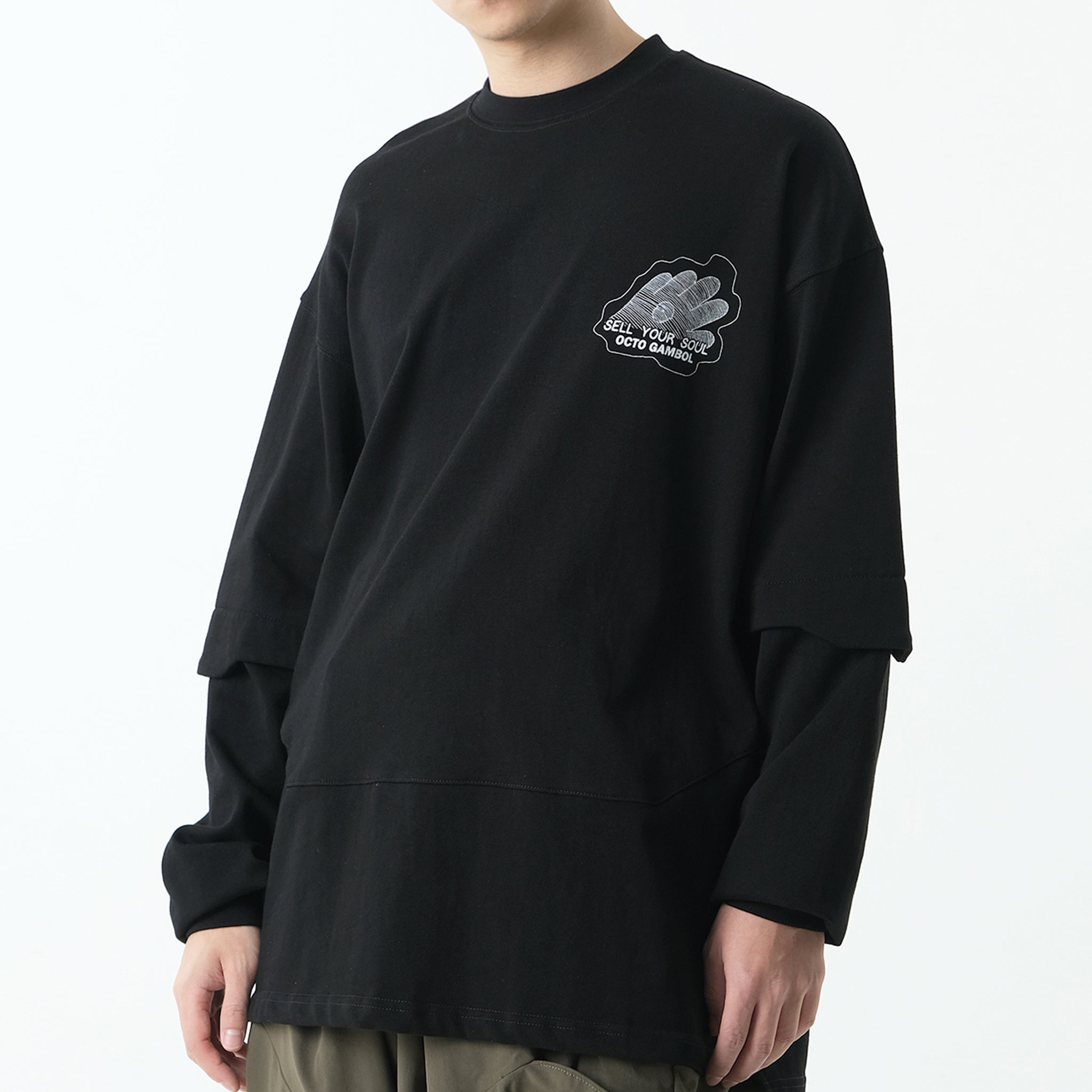 Capsule Series / CD070 Sell Your Soul Long Sleeve T-Shirt (Black)