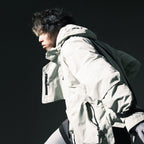 AW22 / 06 —J22-024  Flexible Collar Windbreaker (Mint Green)
