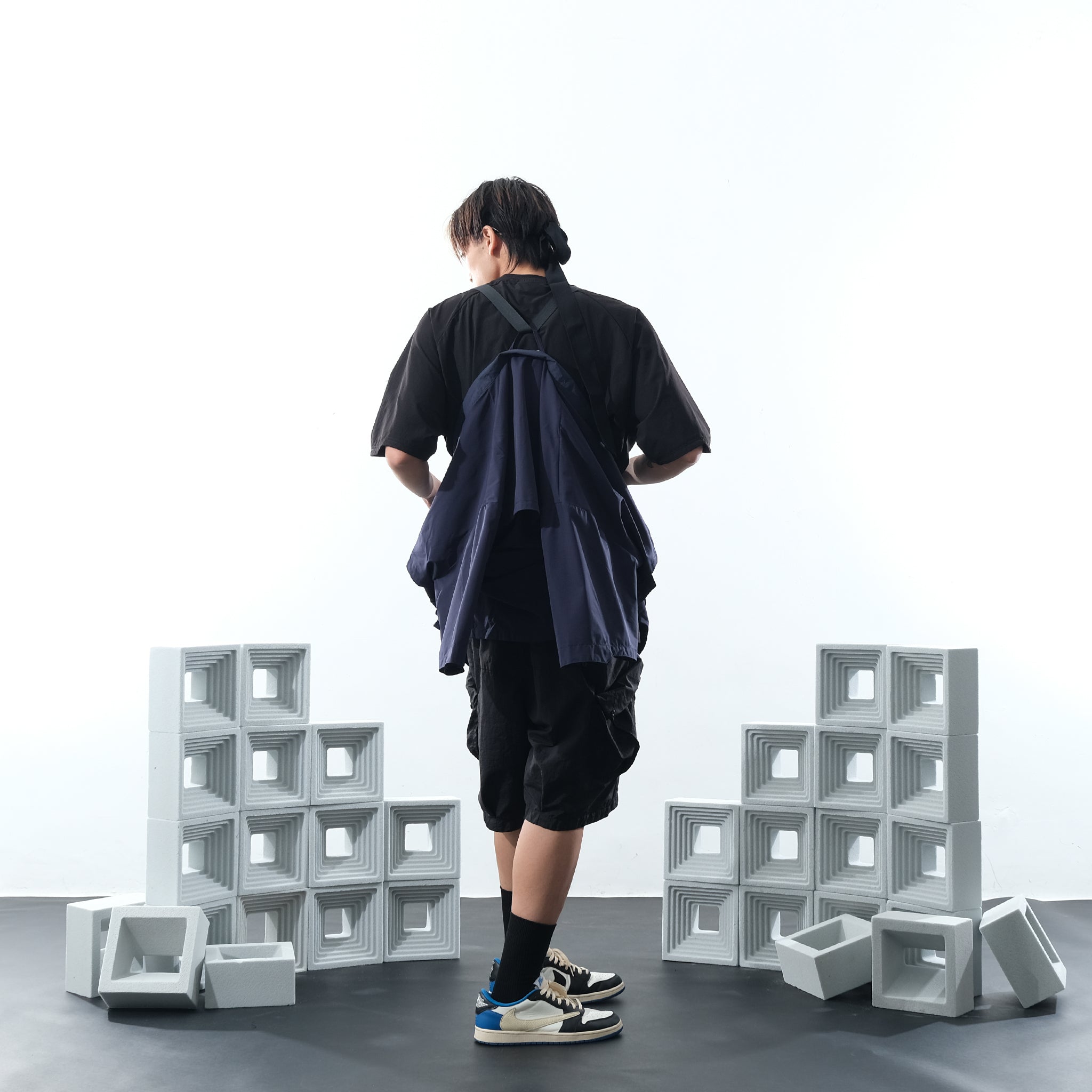 SS22/ 08  ST-073 Vest Jinbei (Navy)