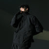 AW22 / 04 —J22-023 3-collar Trapezoidal Jacket (Black)