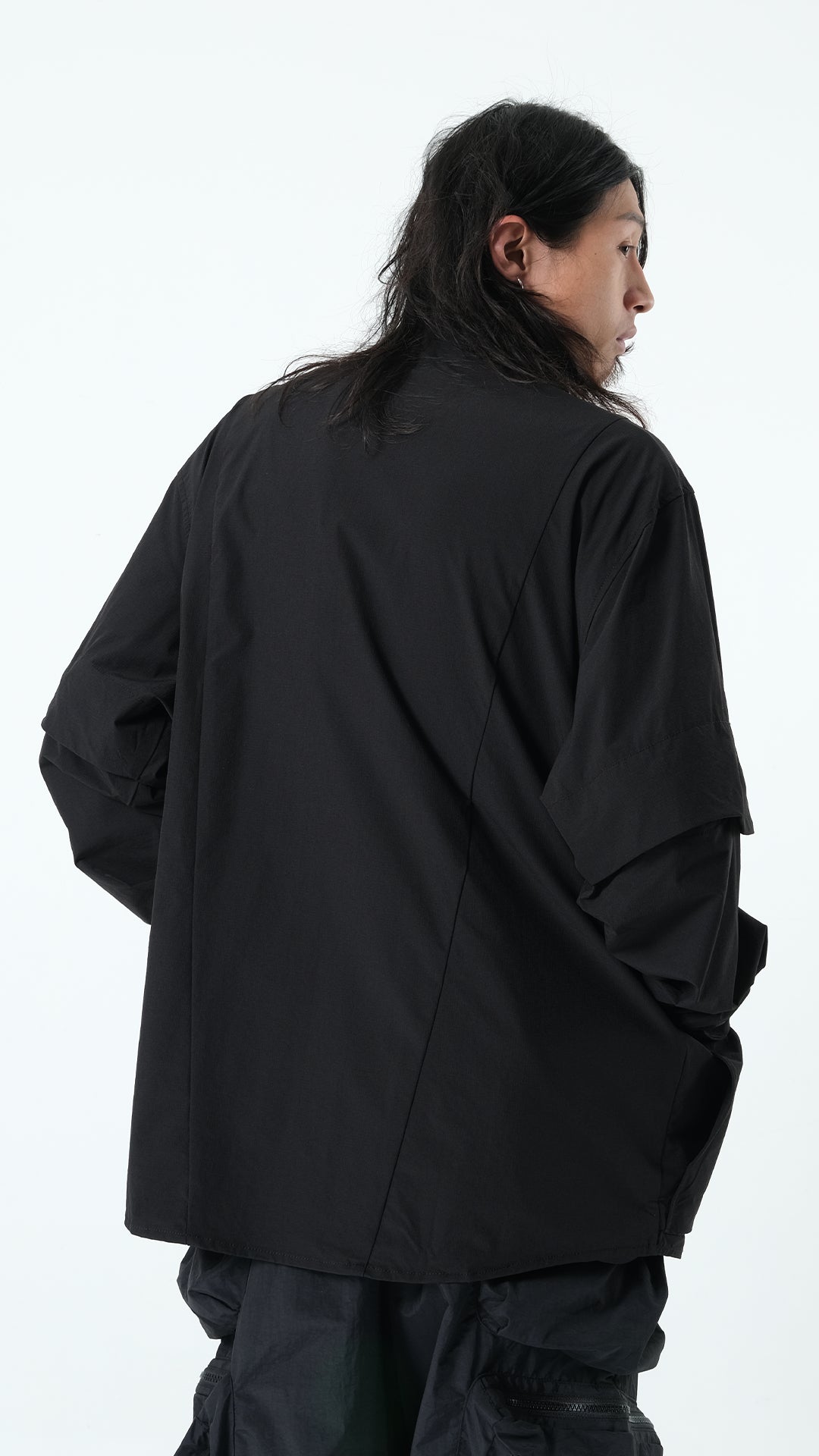 Pre-season ST-071 Detachable Sleeves Shirt (Black)
