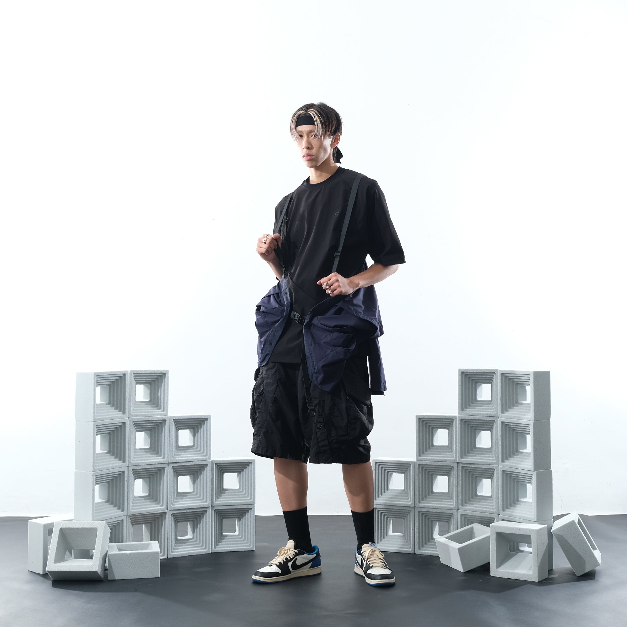 SS22/ 08  ST-073 Vest Jinbei (Navy)
