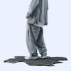 Capsule 03 / CSP-124 Adjustable Panelled Relaxed Pants  (Light Grey)