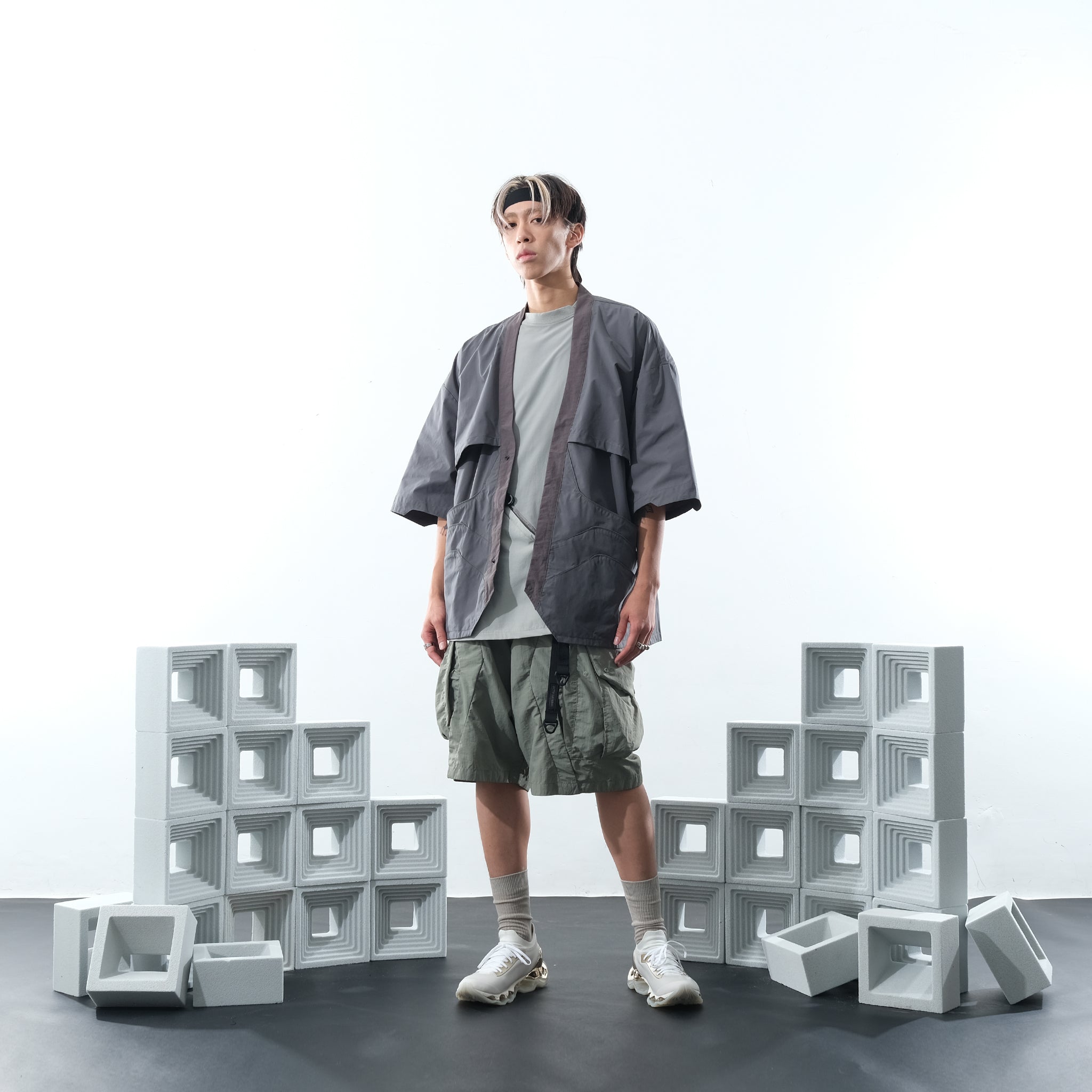 SS22/ 08  ST-073 Vest Jinbei (Grey)