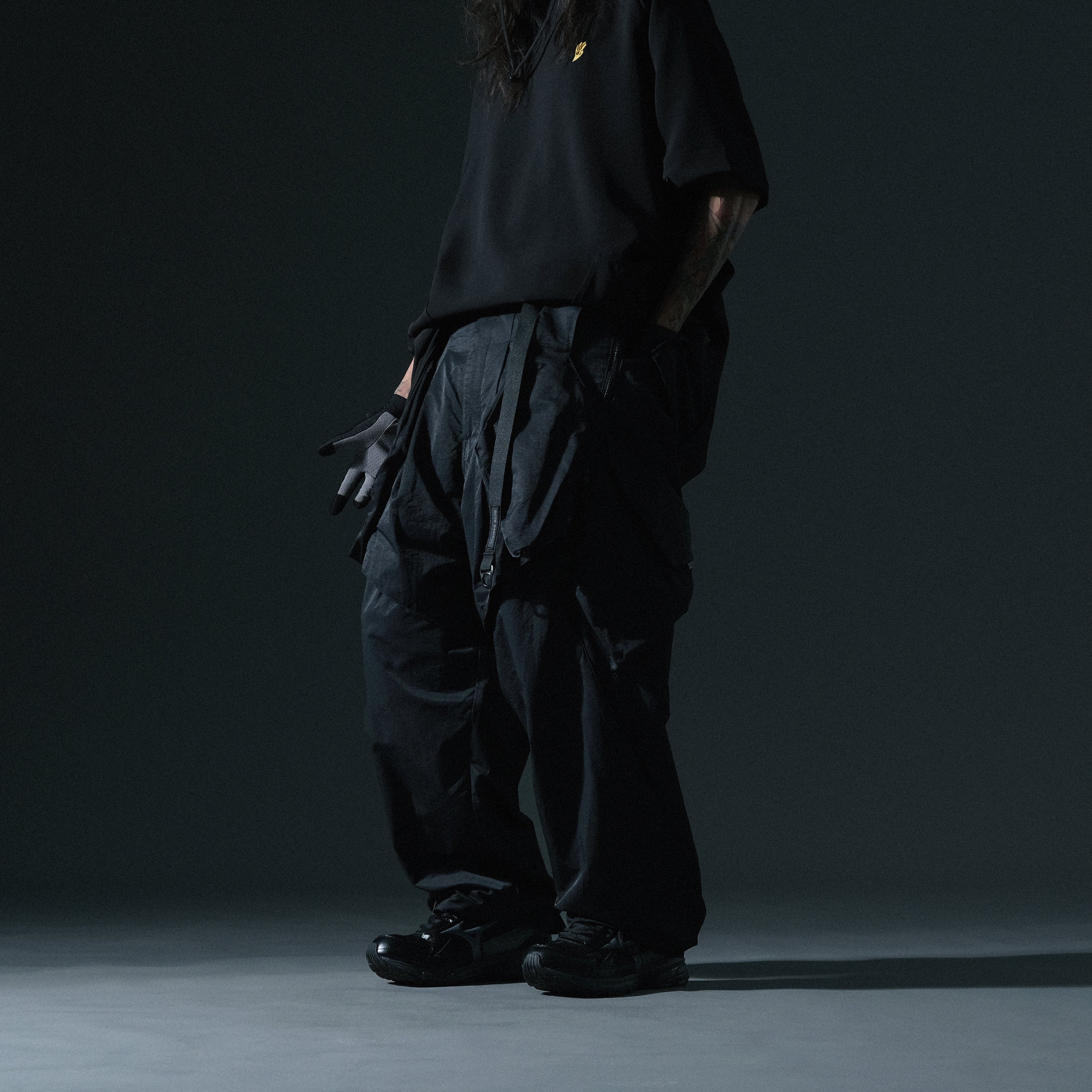 SS23 / 02 —  P23-126  Switchable Breathing Pants (Black)