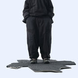 Capsule 03 / CSP-124 Adjustable Panelled Relaxed Pants  (Black)