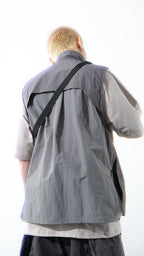 SS22/ 15 TH-062 Crossbody Bag Vest (Grey)