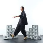 SS22/ 09 LP-117 Hidden Pipeline Pants (Black)