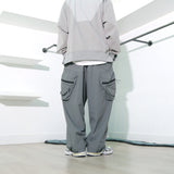 Capsule Series / CB112 Zipper Pocket Loose Pants (Grey)