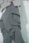 Capsule Series / CB112 Zipper Pocket Loose Pants (Grey)