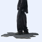 Capsule 03 / CSP-124 Adjustable Panelled Relaxed Pants  (Black)