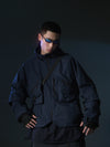 AW22 / 03 — J22-022 Expandable Crossbag Windbreaker (Navy)