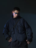 AW22 / 03 — J22-022 Expandable Crossbag Windbreaker (Navy)