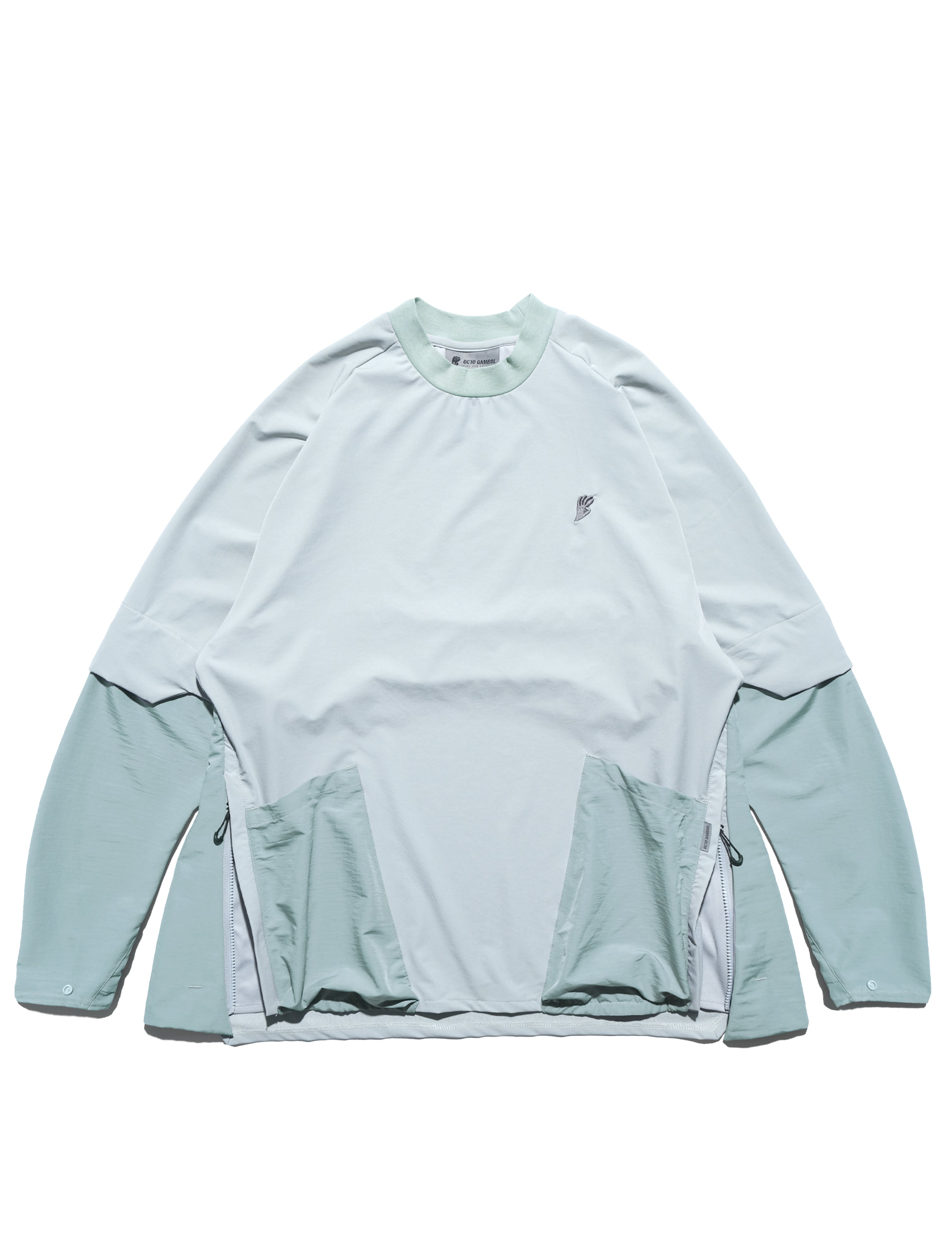 PRE - SEASON 01 — PT23-067 Detachable sleeves T-shirt (Grey)