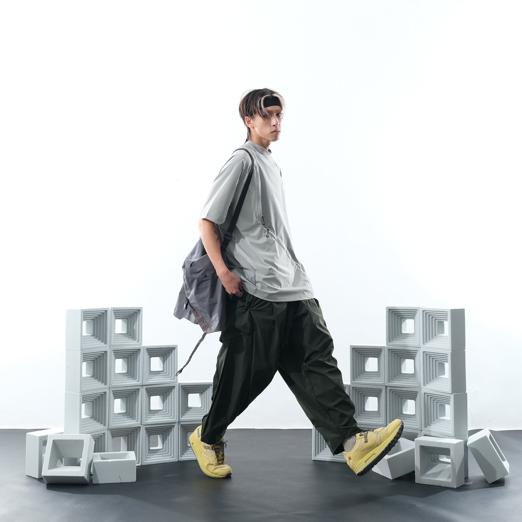 SS22/ 09 LP-117 Hidden Pipeline Pants (Green)