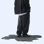 Capsule 03 / CSP-124 Adjustable Panelled Relaxed Pants  (Black)