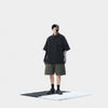Capsule 01 / CST-114 Inner Pocket Shirt  (Black)