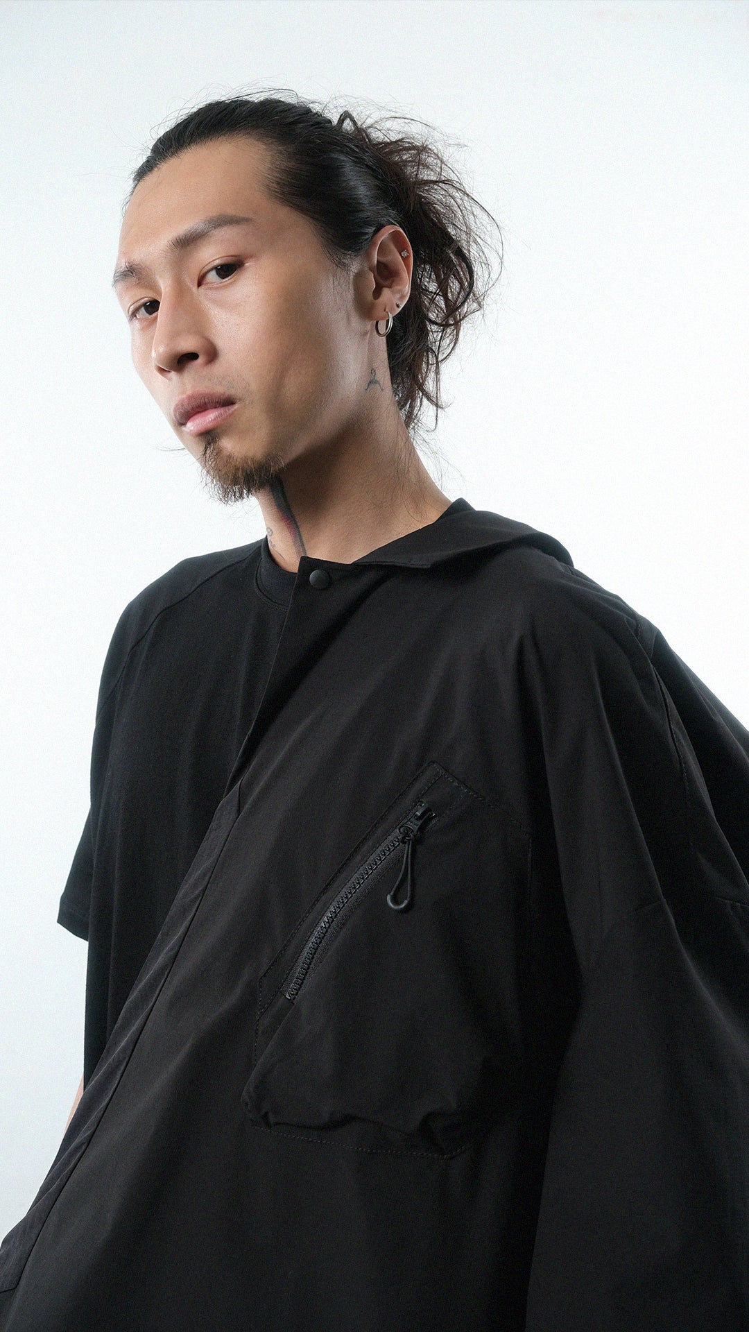 SS22/ 12 ST-074 Samue Shirt (Black)