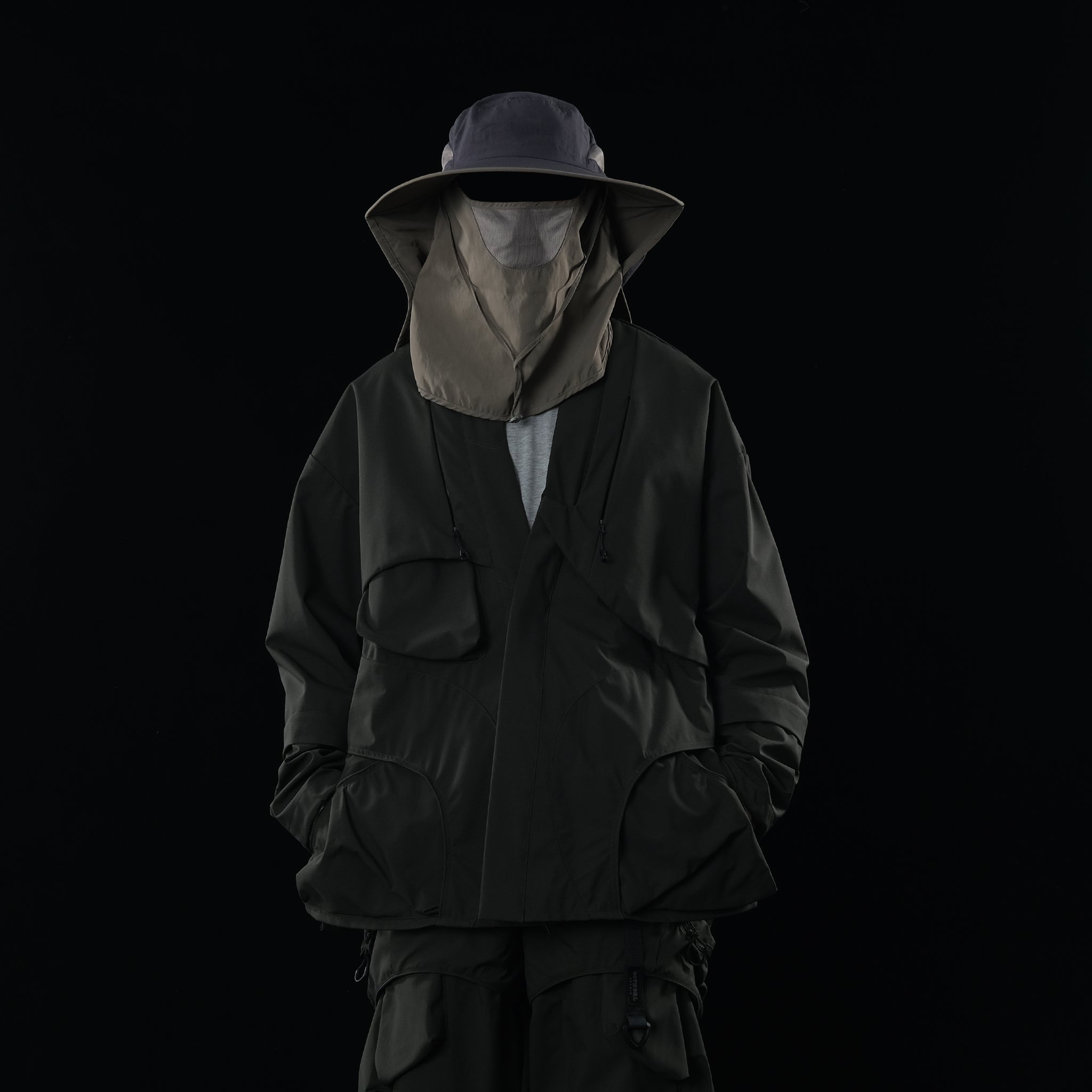 OS-TT03 Cascade Kimono Jacket (Green)