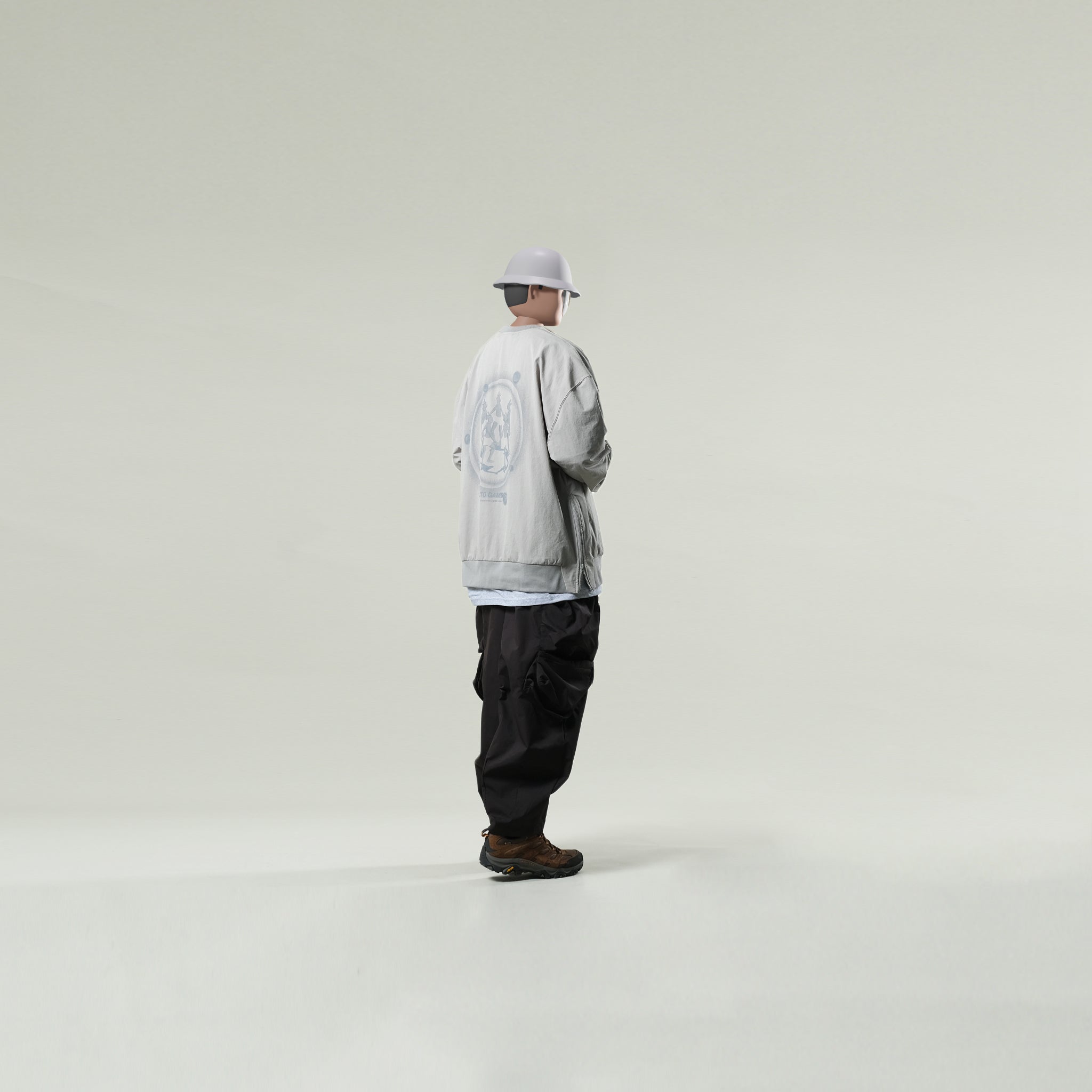 Capsule Series / CB101 Irregular Pocket Balloon Pants (Black)
