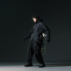 AW22 / 07 —  P22-122  3-way Expandable Relaxed Pants (Black)