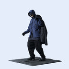 Capsule 01 / CSP-121 Double Layered Cargo Pocket Nylon Pants (Black)