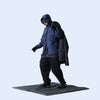 Capsule 01 / CSP-121 Double Layered Cargo Pocket Nylon Pants (Black)