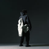 AW22 / 06 —J22-024  Flexible Collar Windbreaker (Black)