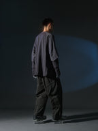 AW22 / 02 — T22-063 Armored Arm Nylon Long Sleeve T-shirt (Grey)