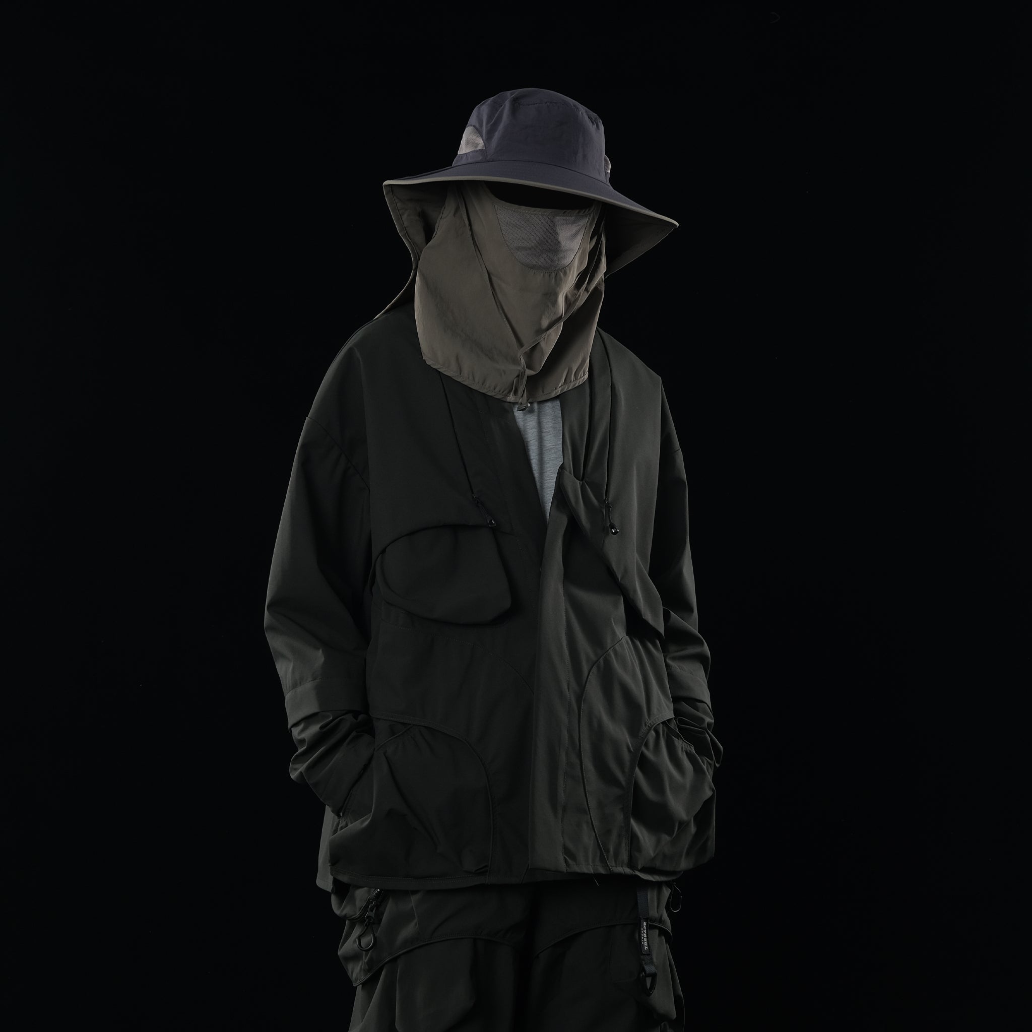 OS-TT03 Cascade Kimono Jacket (Green)