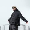 AW21 / 09⁠ PO-030 Ripple Cargo Pocket Pullover (Black)