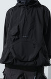 AW21 / 09⁠ PO-030 Ripple Cargo Pocket Pullover (Black)