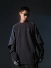 AW22 / 02 — T22-063 Armored Arm Nylon Long Sleeve T-shirt (Grey)