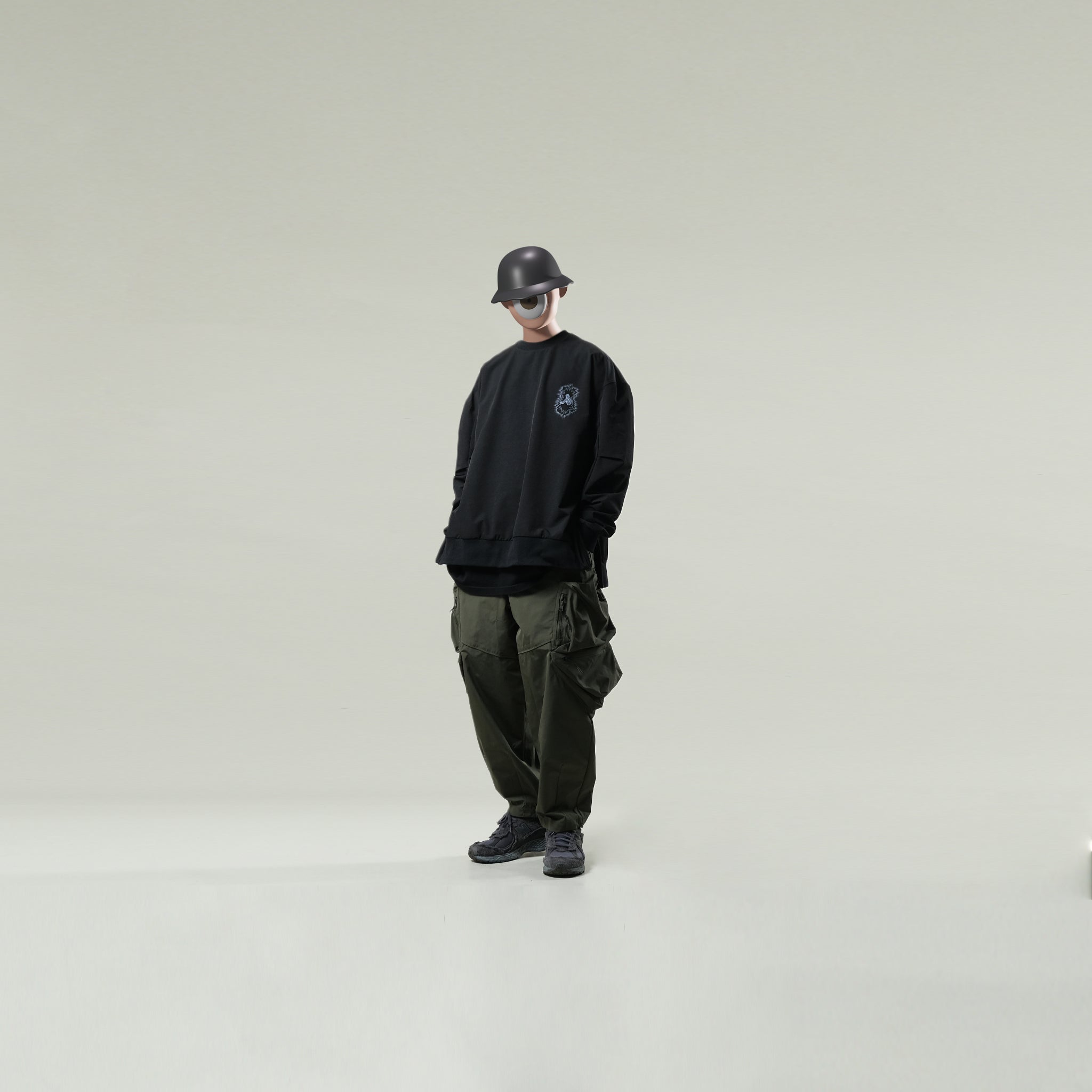 Capsule Series / CB101 Irregular Pocket Balloon Pants (Green)